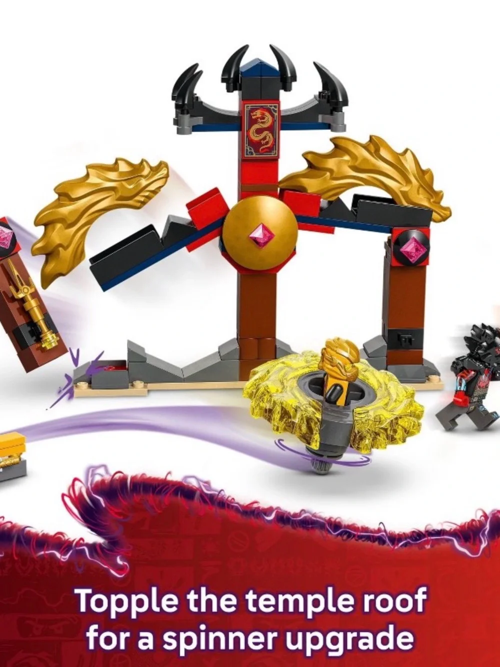 LEGO NINJAGO Dragons Rising 71826 Dragon Spinjitzu Battle Pack 186pcs Arin Ras